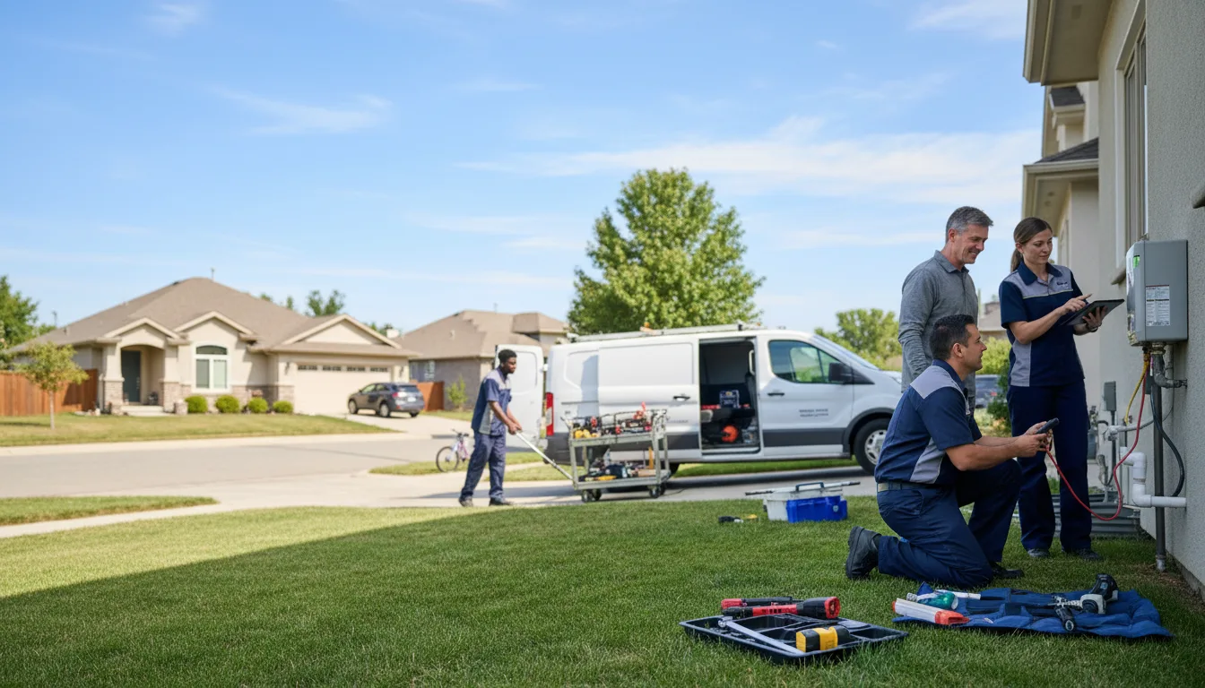 Tankless water heater service in Springfield, SD